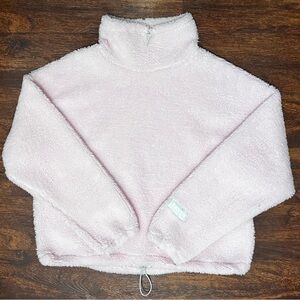 Women’s Size L Levi’s Sweater Sherpa Soft Pullover Turtleneck Faux Fur